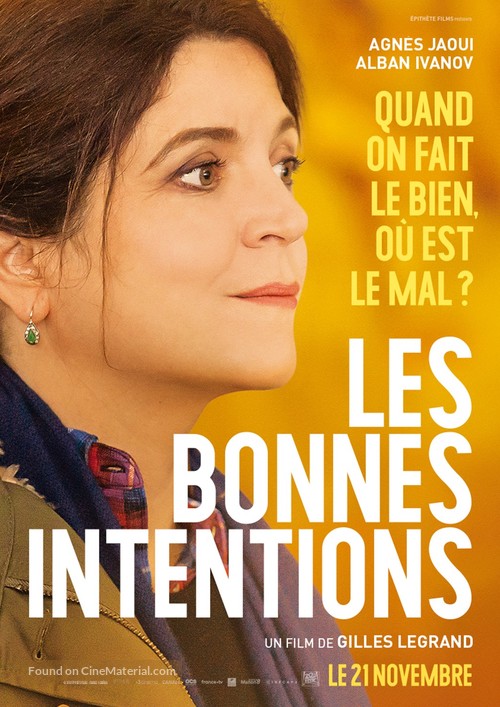 Les bonnes intentions - French Movie Poster