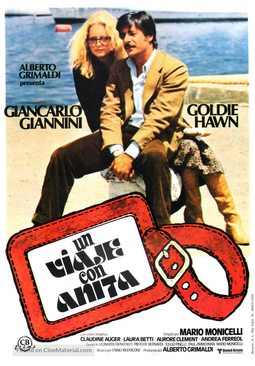 Viaggio con Anita - Spanish Movie Poster