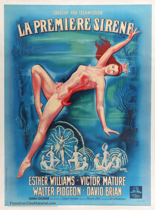 Million Dollar Mermaid - French Movie Poster