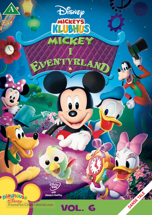 Mickey&#039;s Adventures in Wonderland - Danish DVD movie cover