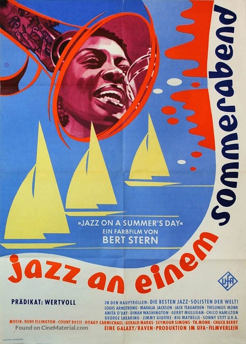 Jazz on a Summer&#039;s Day - German Movie Poster