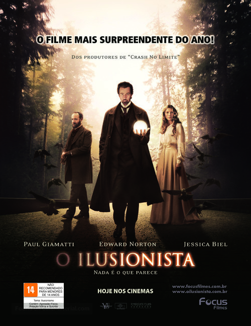 The Illusionist - Brazilian Movie Poster