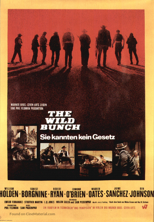 The Wild Bunch - German Movie Poster