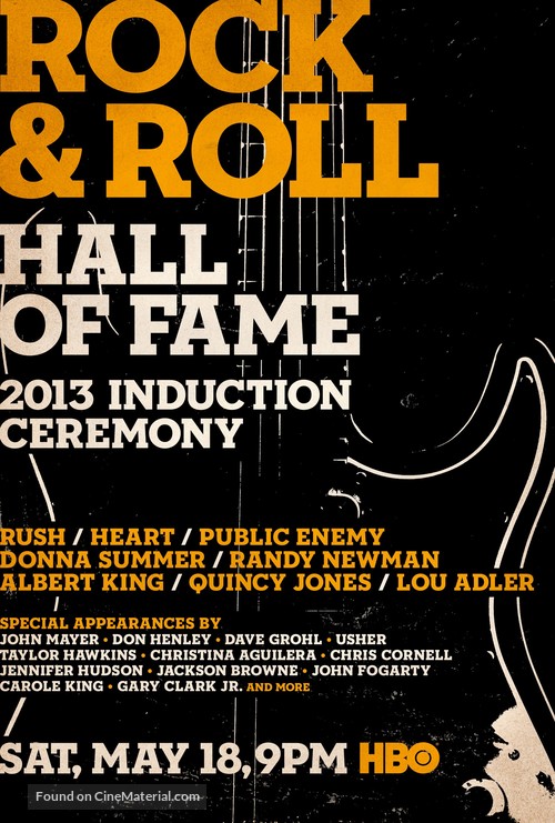 The 2013 Rock and Roll Hall of Fame Induction Ceremony - Movie Poster