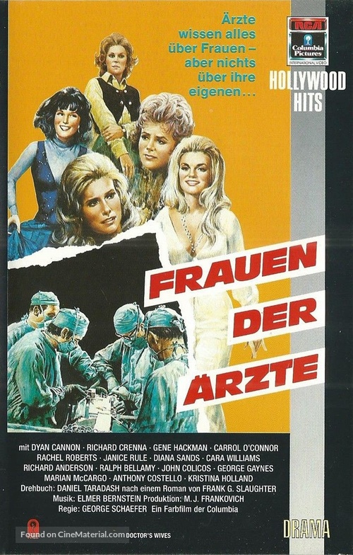 Doctors&#039; Wives - German VHS movie cover