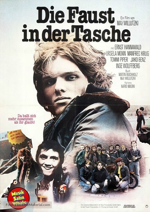 Die Faust in der Tasche - German Movie Poster