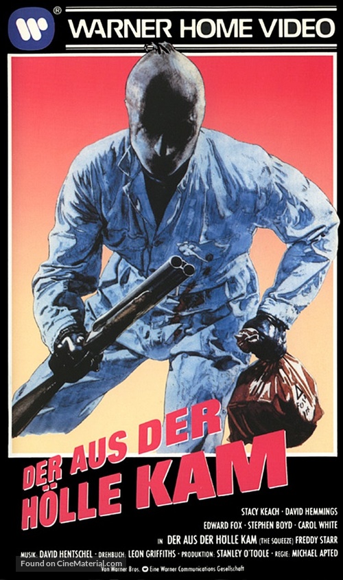 The Squeeze - German VHS movie cover