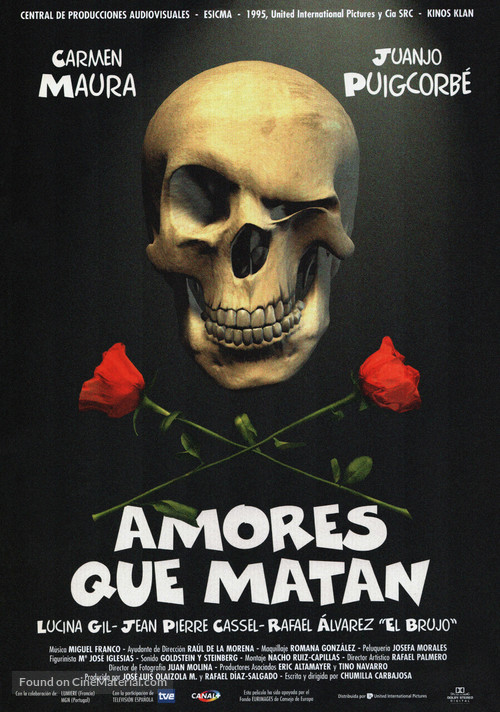 Amores que matan - Spanish Movie Poster