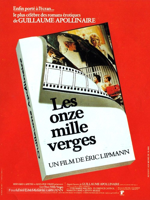 Les onze mille verges - French Movie Poster