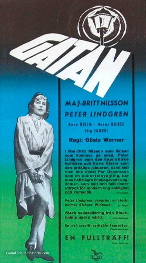 Gatan - Swedish Movie Poster