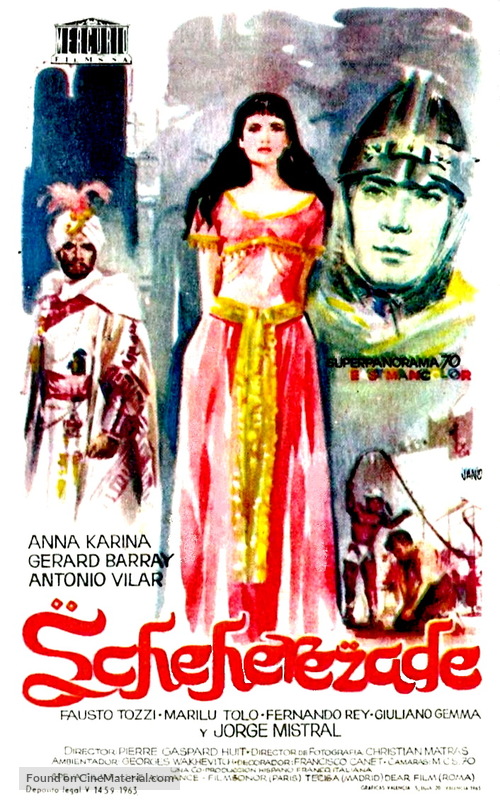 Sh&eacute;h&eacute;razade - Spanish Movie Poster