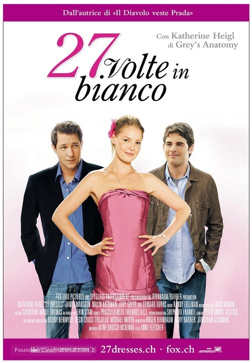 27 Dresses - Swiss Movie Poster