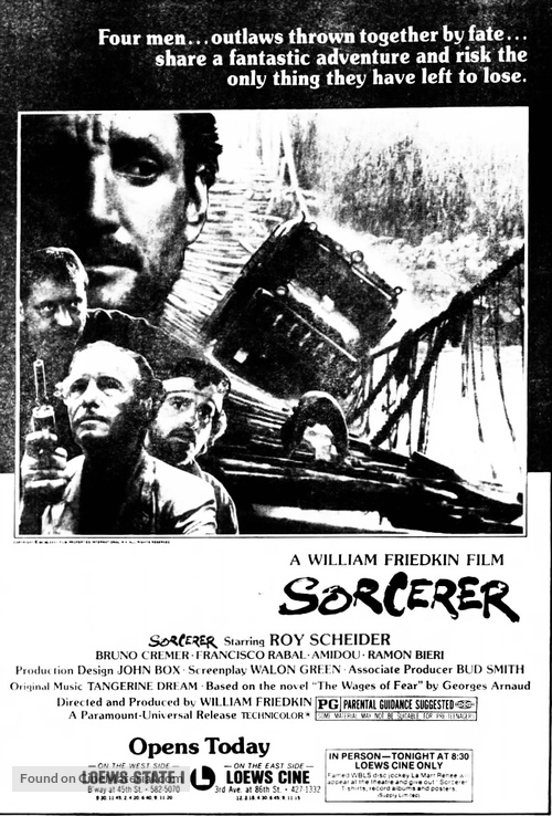 Sorcerer - poster