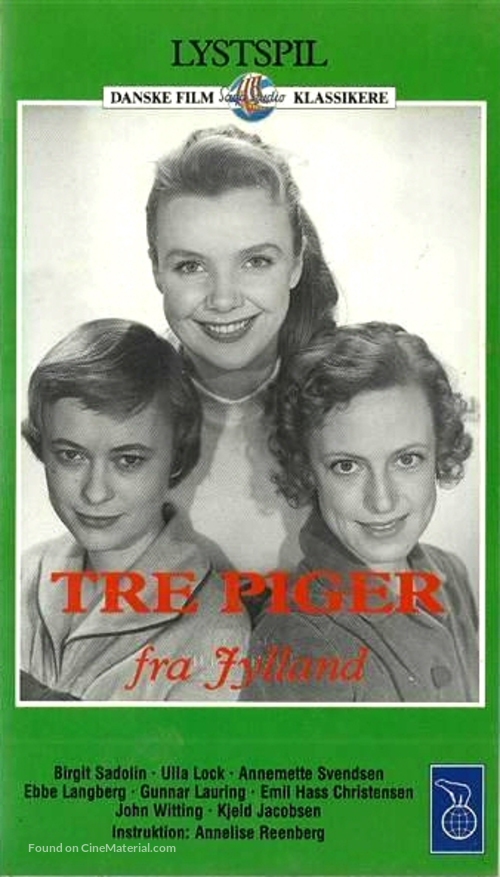 Tre piger fra Jylland - Danish VHS movie cover