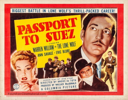Passport to Suez - Movie Poster