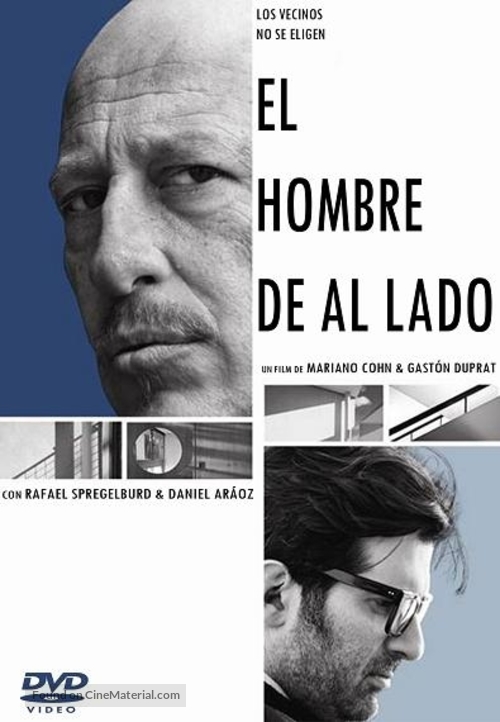 El hombre de al lado - Argentinian DVD movie cover