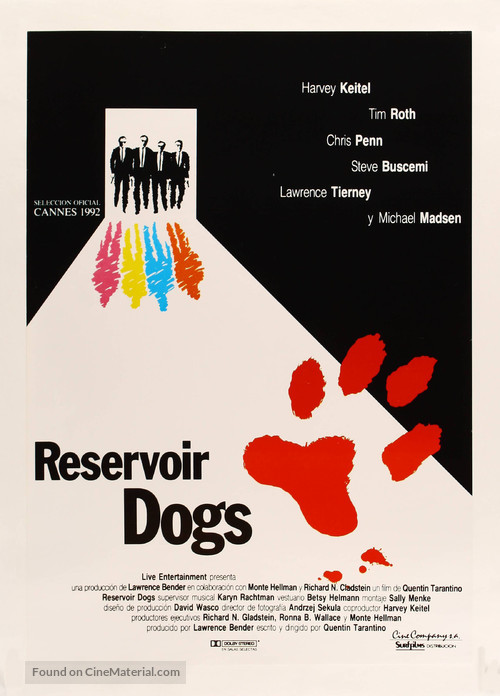 Reservoir Dogs - Spanish Movie Poster