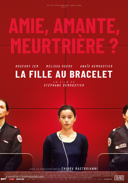 La fille au bracelet - Belgian Movie Poster