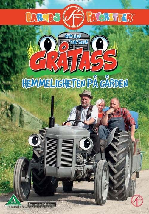 Gr&aring;tass - Hemmeligheten p&aring; g&aring;rden - Norwegian DVD movie cover