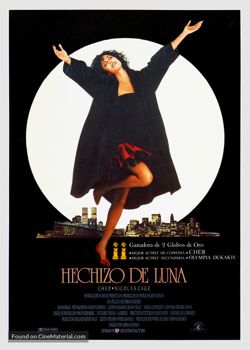 Moonstruck - Spanish Movie Poster