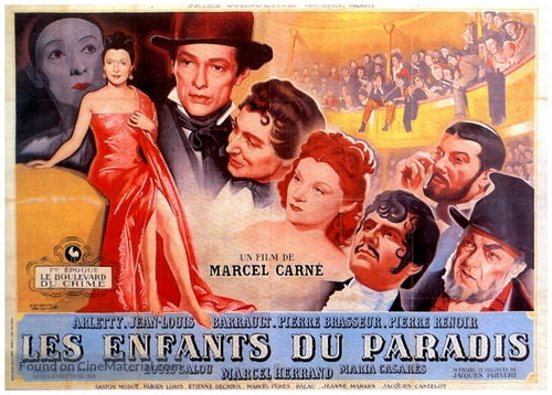 Les enfants du paradis - French Movie Poster