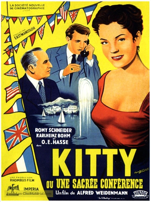 Kitty und die gro&szlig;e Welt - French Movie Poster