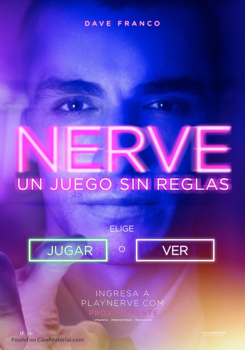 Nerve - Chilean Movie Poster