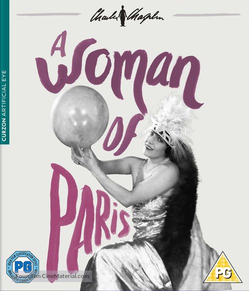 A Woman of Paris: A Drama of Fate - British Blu-Ray movie cover