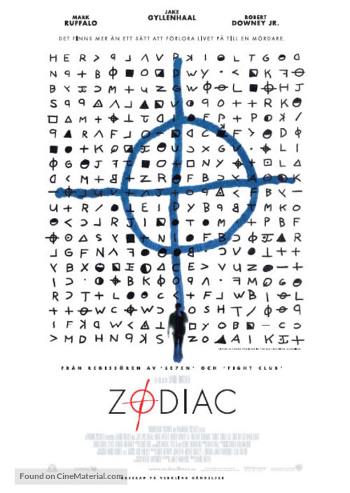 Zodiac - Swedish Movie Poster