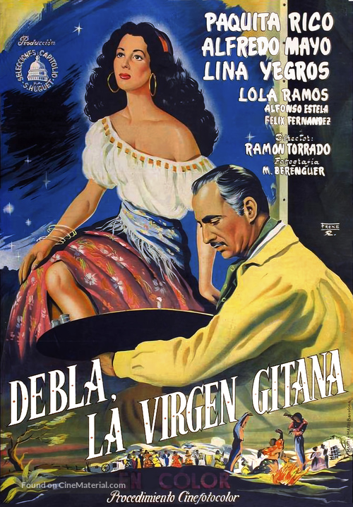 La virgen gitana - Spanish Movie Poster