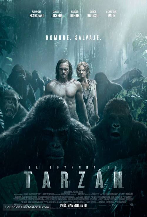 The Legend of Tarzan - Argentinian Movie Poster