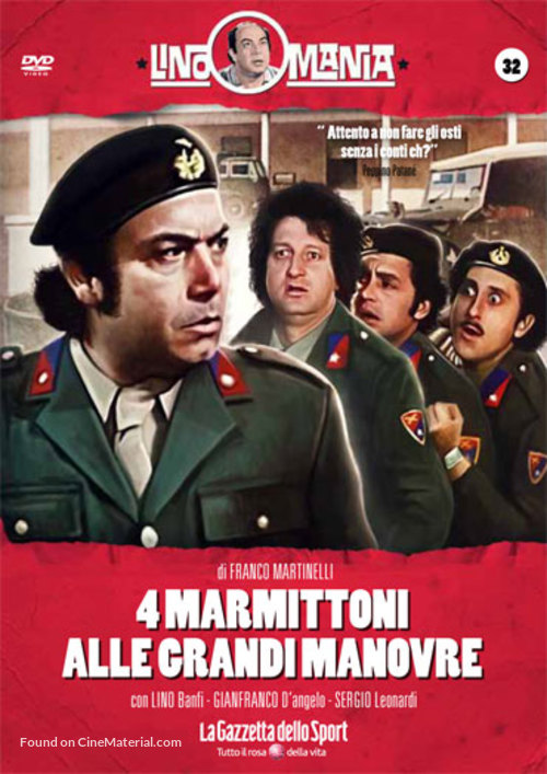 4 marmittoni alle grandi manovre - Italian DVD movie cover