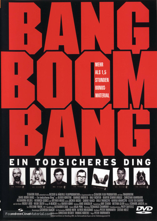 Bang Boom Bang - Ein todsicheres Ding - German DVD movie cover