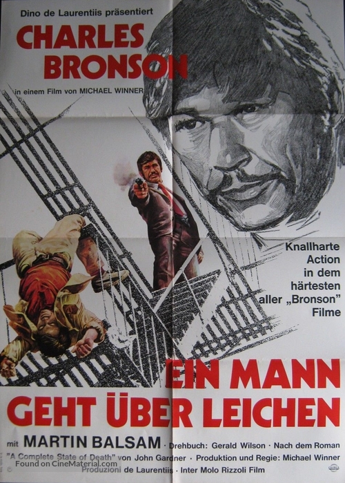 The Stone Killer - German Movie Poster