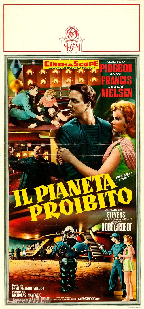 Forbidden Planet - Italian Movie Poster