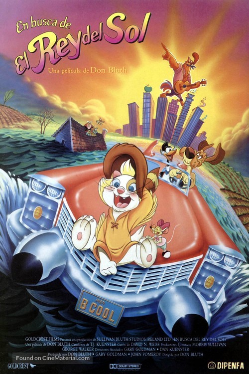Rock-A-Doodle - Spanish Movie Poster
