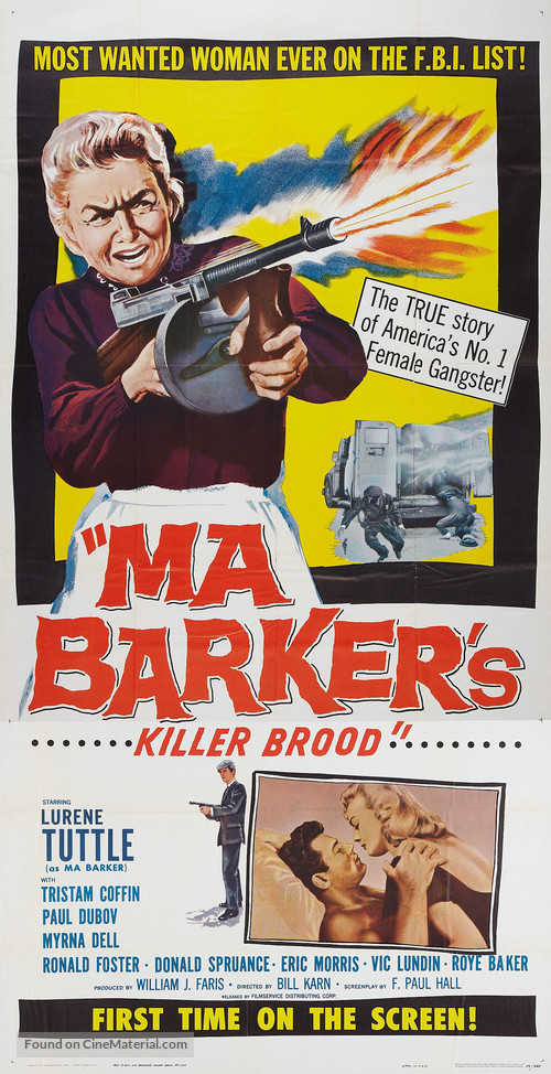 Ma Barker&#039;s Killer Brood - Movie Poster
