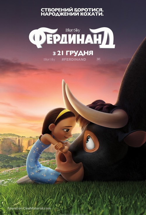 Ferdinand - Ukrainian Movie Poster