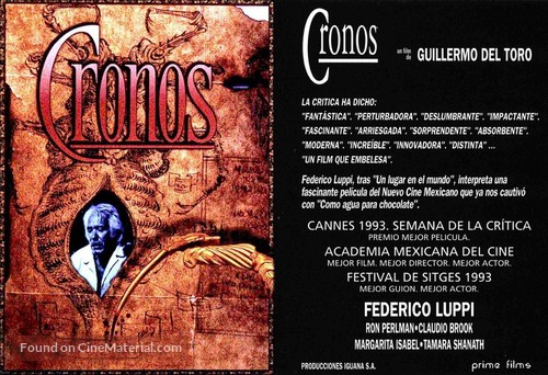 Cronos - Spanish Movie Poster