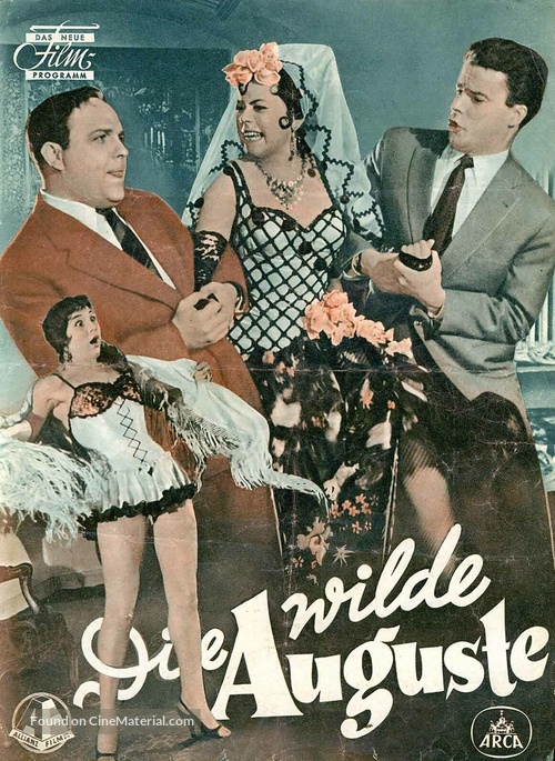 Die wilde Auguste - German poster