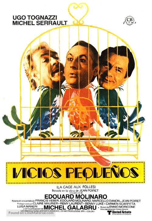Cage aux folles, La - Spanish Movie Poster