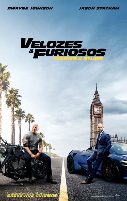 Fast &amp; Furious Presents: Hobbs &amp; Shaw - Brazilian Movie Poster