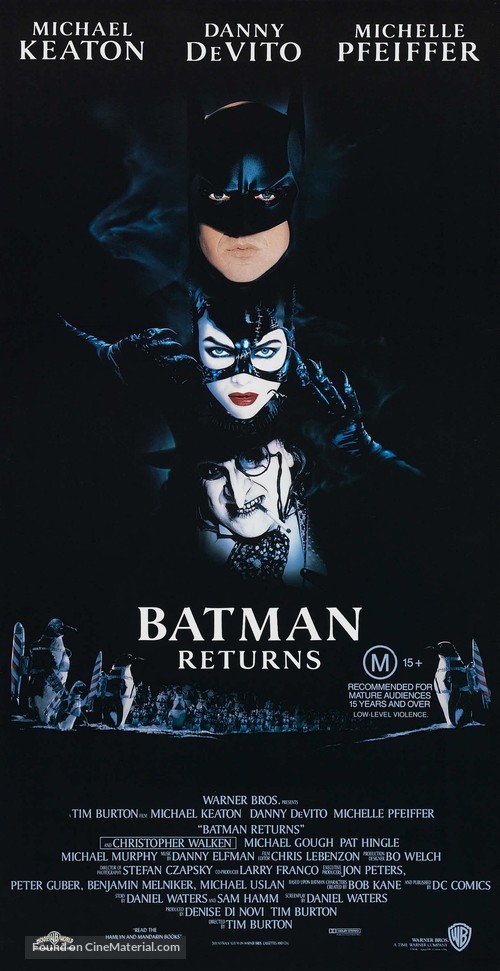 Batman Returns - Australian Movie Poster