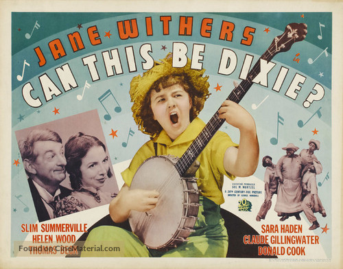 Can This Be Dixie? - Movie Poster
