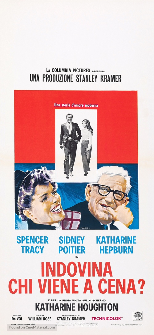 Guess Who&#039;s Coming to Dinner - Italian Movie Poster