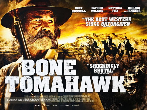 Bone Tomahawk - British Movie Poster