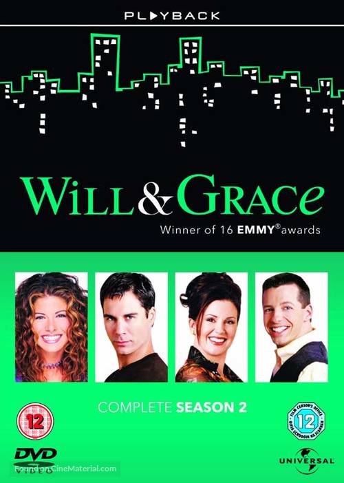 &quot;Will &amp; Grace&quot; - British DVD movie cover