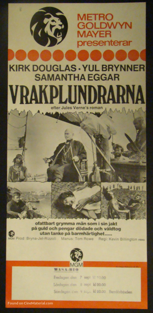 The Light at the Edge of the World - Swedish poster