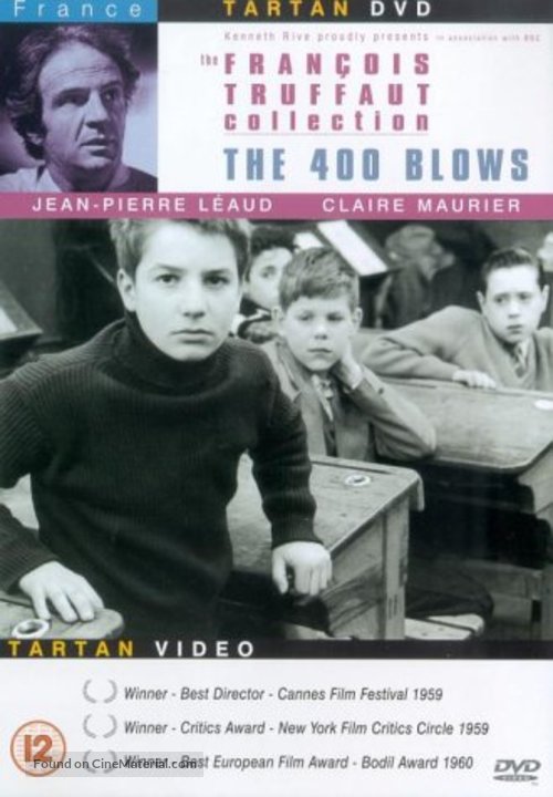 Les quatre cents coups - British DVD movie cover