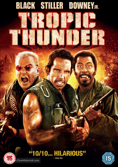 Tropic Thunder - British DVD movie cover